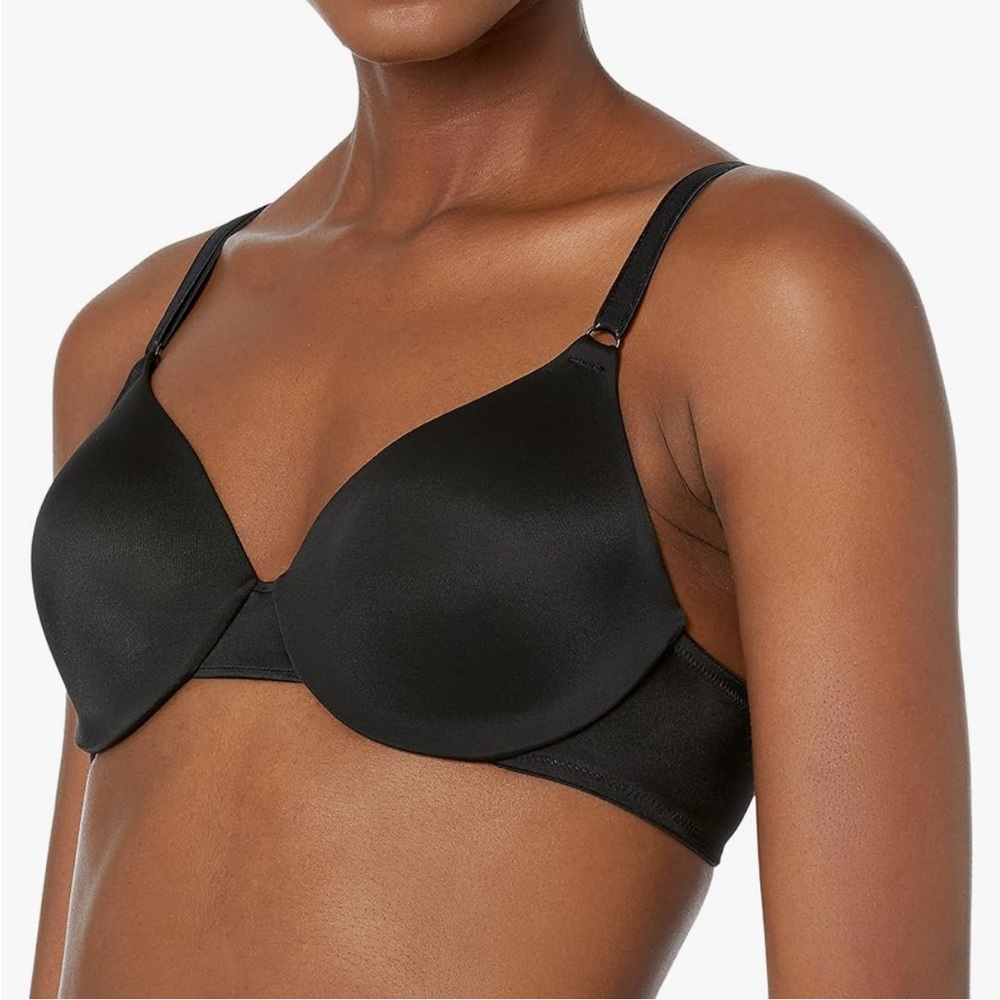 NWT Warner’s Tailored Underwire Bra Sz 38D Black